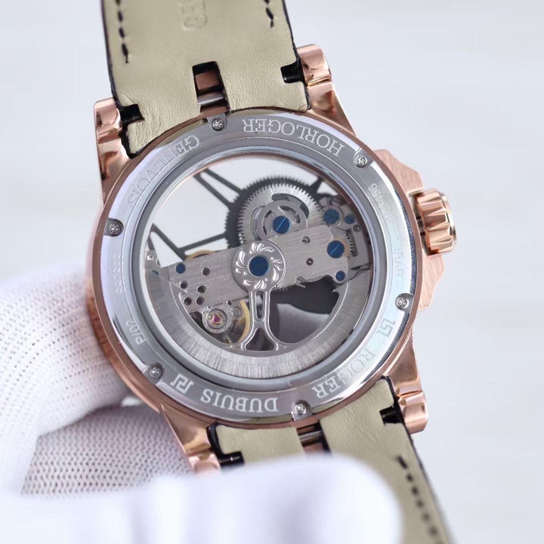 Replica Roger Dubuis 904l Stainless Steel Automatic Machine Watch 46MM