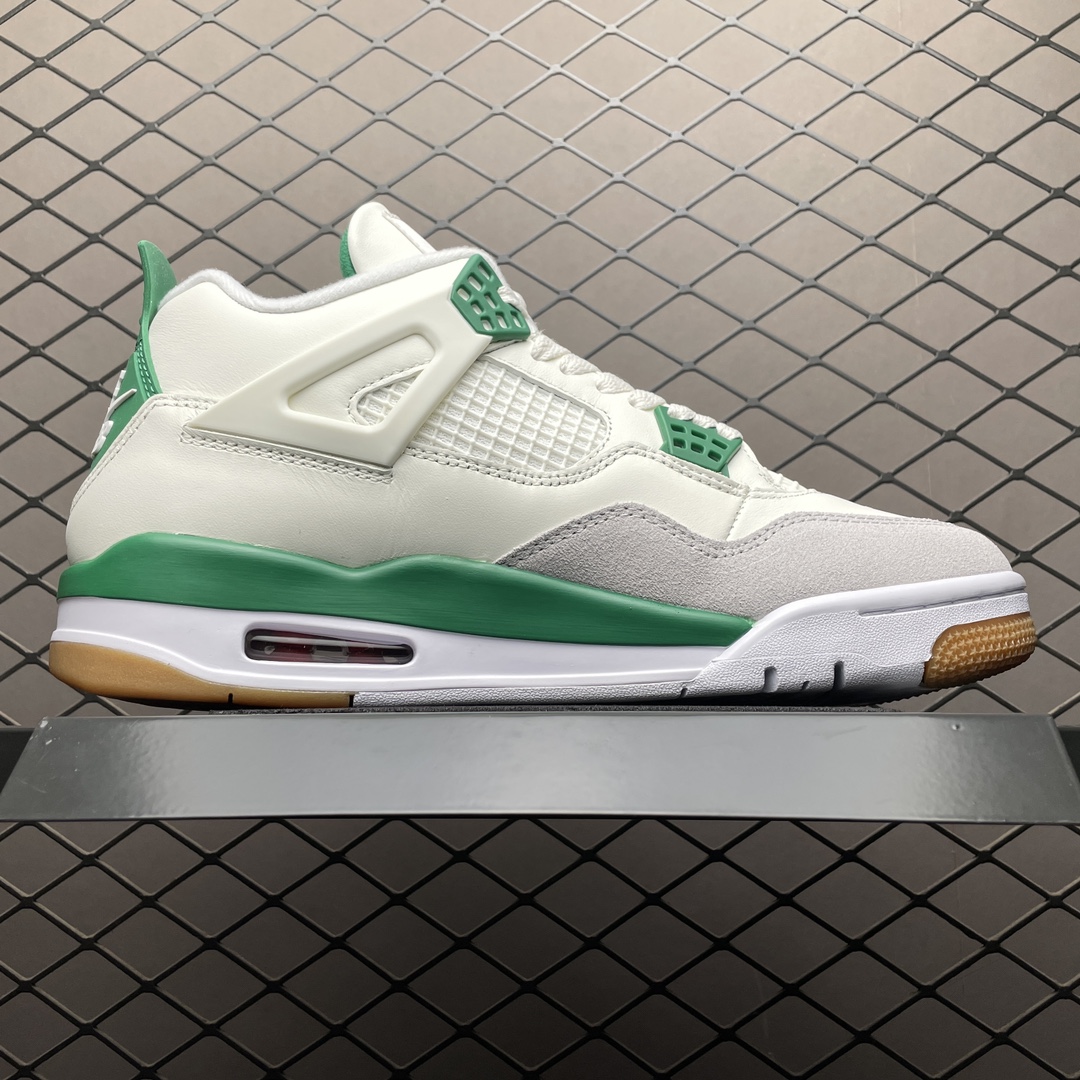 Replica Air Jordan Shoe Nike SB x Air Jordan 4 Pine Green AJ4 DR5415-103 Size 36-48.5