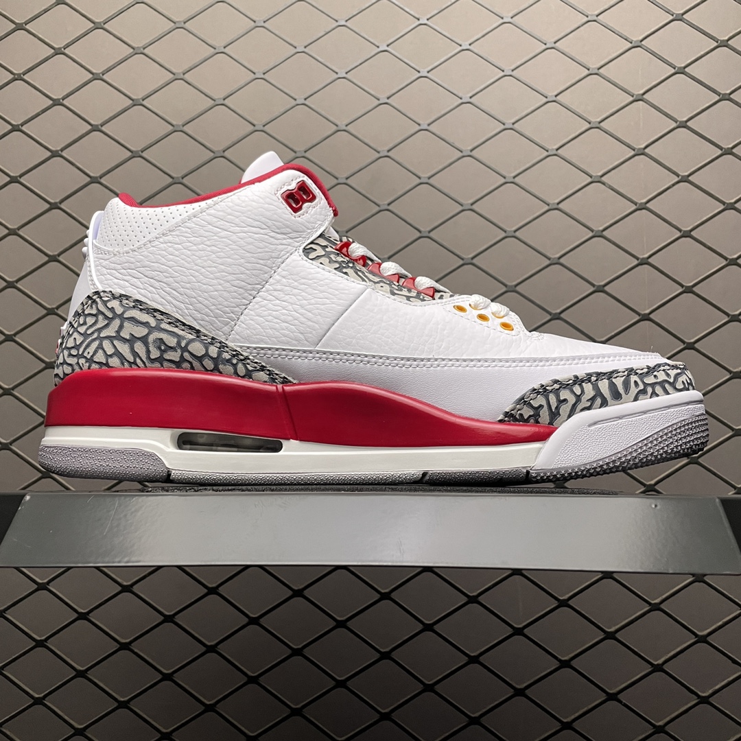 Replica Air Jordan Shoe Air Jordan 3 Cardinal Red AJ3 CT8532-126 SIZE 40-46