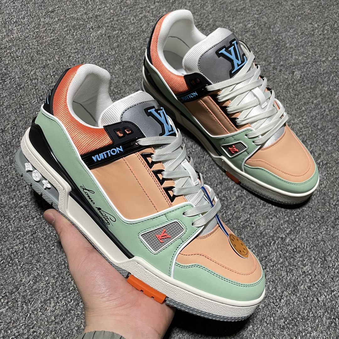 Replica Louis Vuitton Shoe Louis Vuitton LV Trainer Size 38-46F