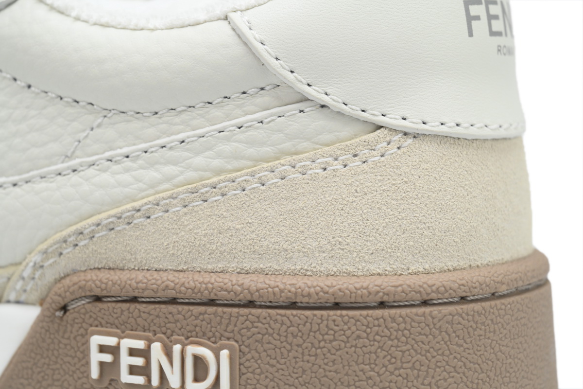 Replica Fendi Shoe Fendi Match Grey White