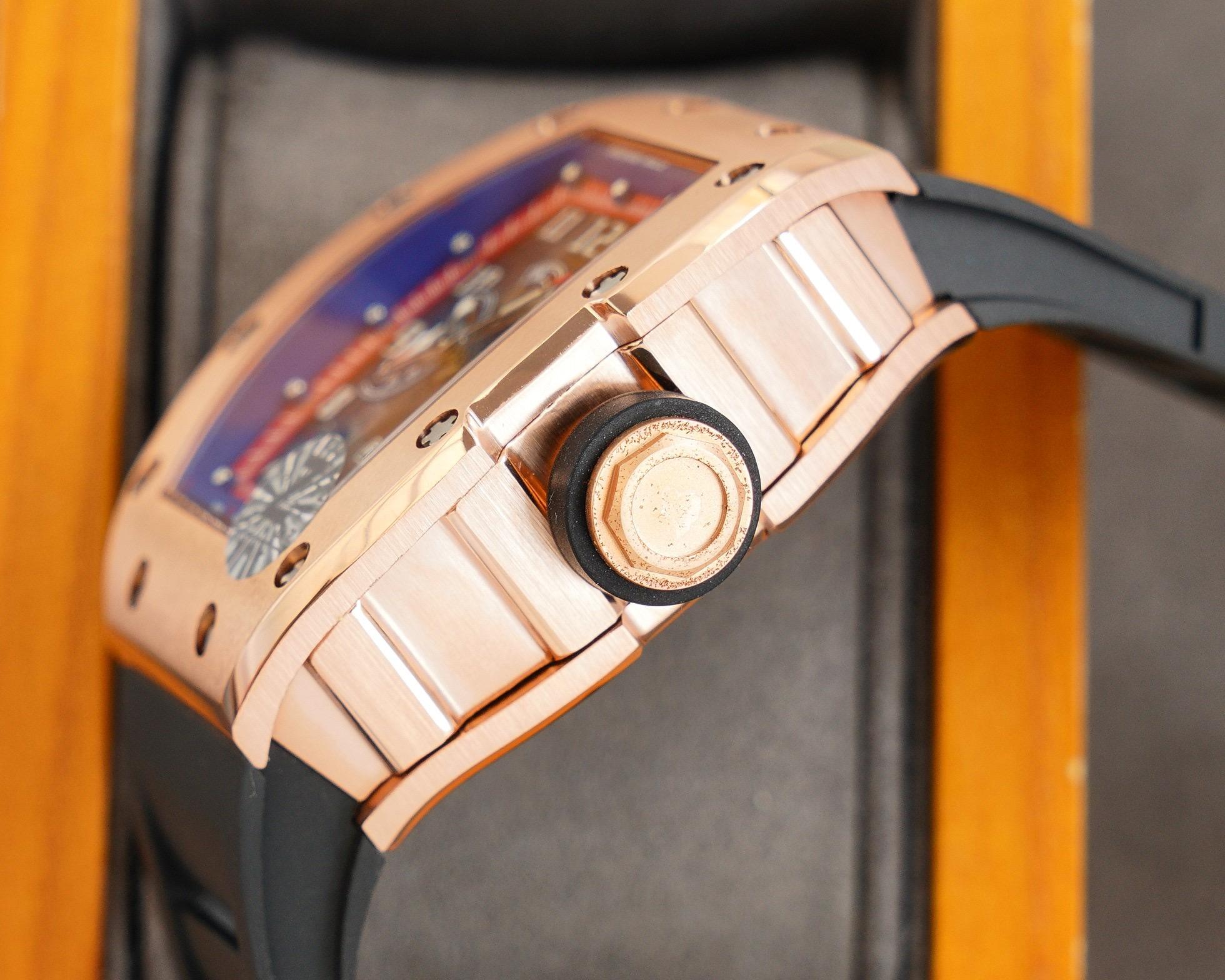 Replica Richard Mille 904l Stainless Steel Automatic Machine Watch 42MM