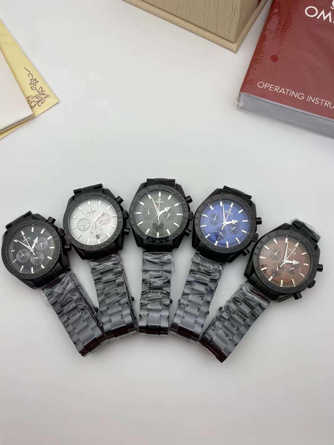Replica OMEGA Speedmaster 904l Stainless Steel Quartzl Watch 44MM