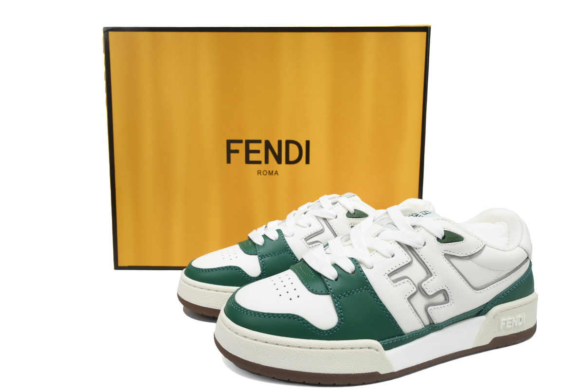 Replica Fendi Shoe Fendi Match White Green