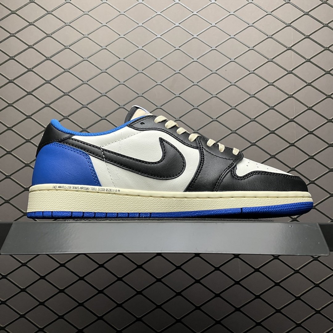 Replica Travis Scott Shoe Travis Scott x Air Jordan 1 Military Blue DM7866-140 40-47