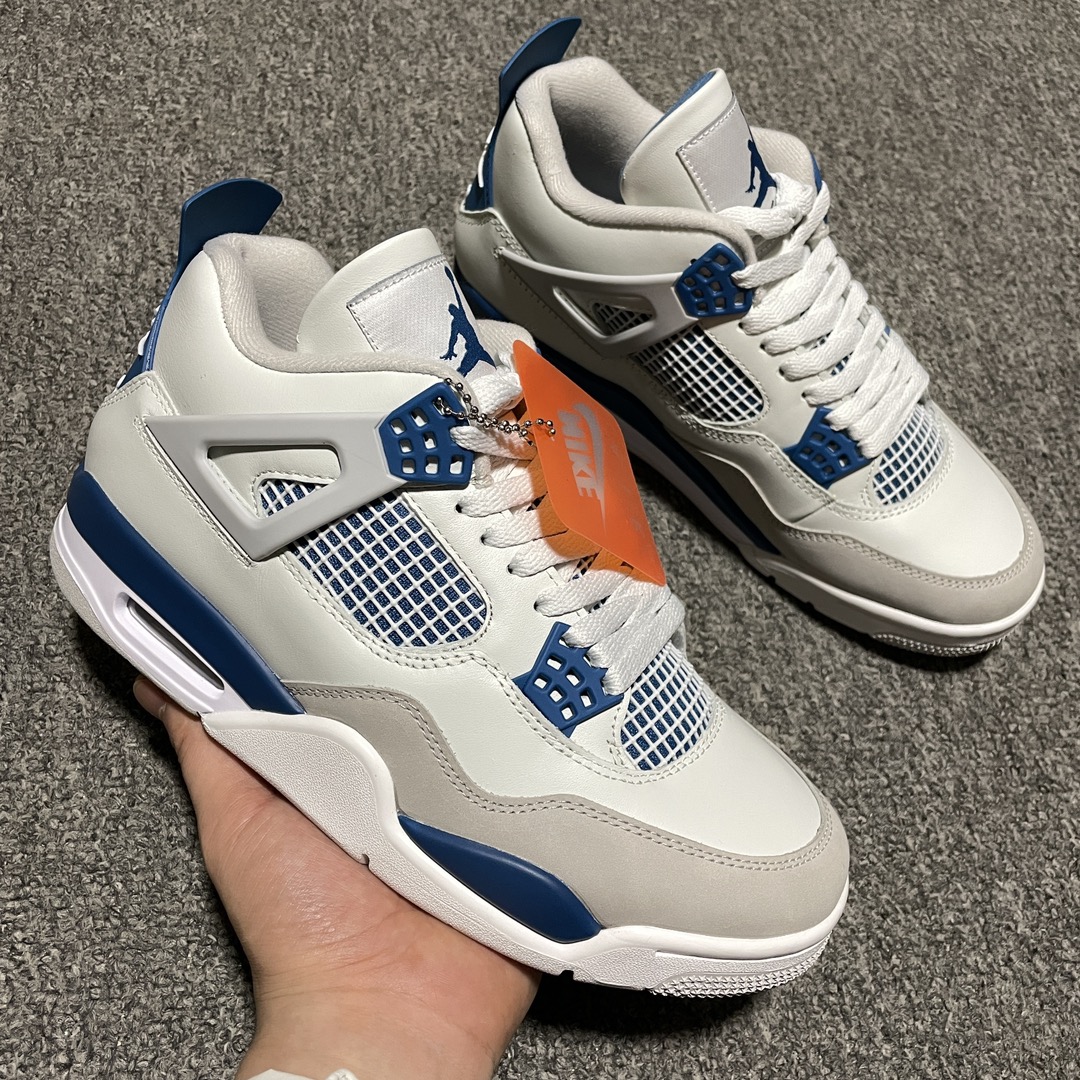Replica Air Jordan Shoe Air Jordan 4 Military Blue AJ4 FV5029-141 SIZE 40-47.5