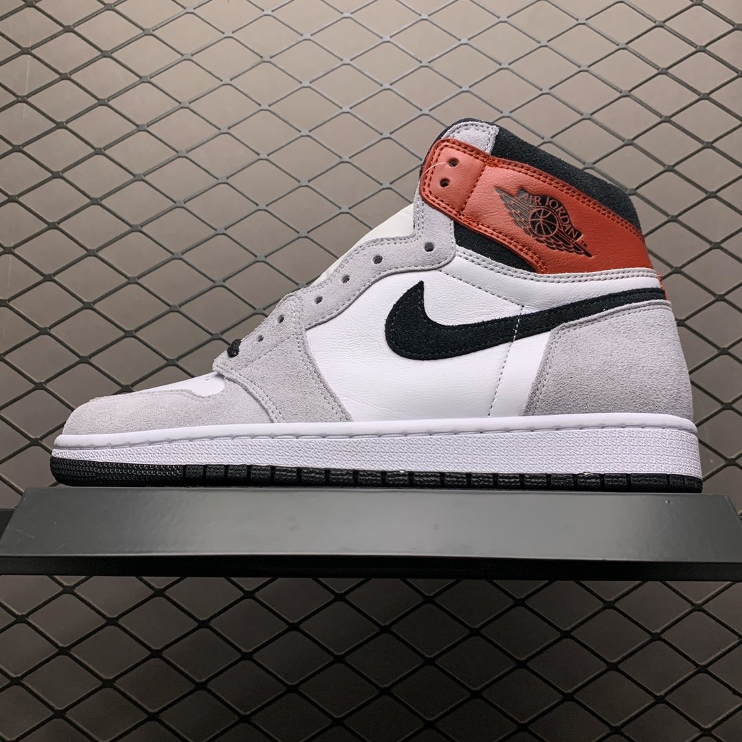 Replica Air Jordan Shoe Air Jordan 1 High Zoom Smoke Grey 555088-126 40-47