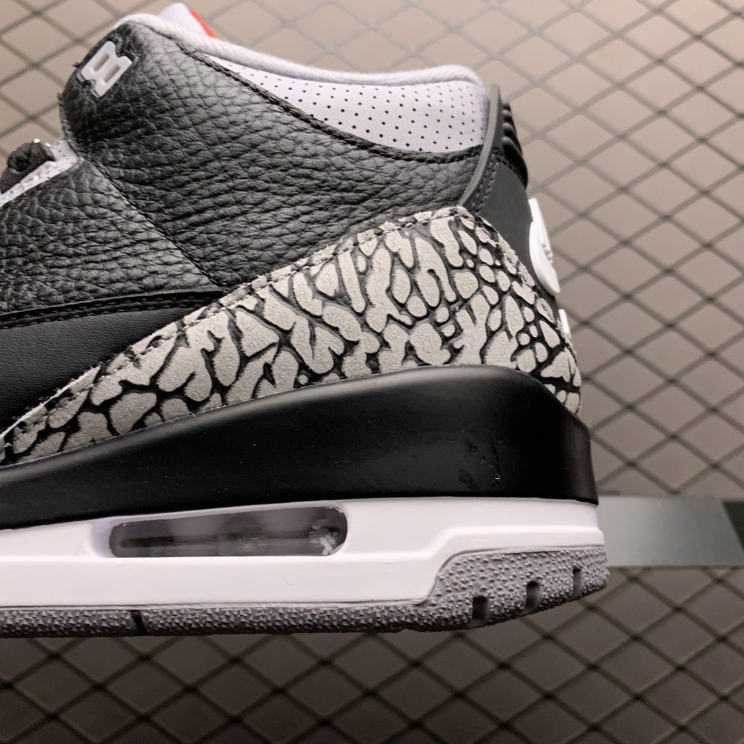 Replica Air Jordan Shoe Air Jordan 3 RetroBlack Cement AJ33 854262-001 40-47 Size M7-M13.5