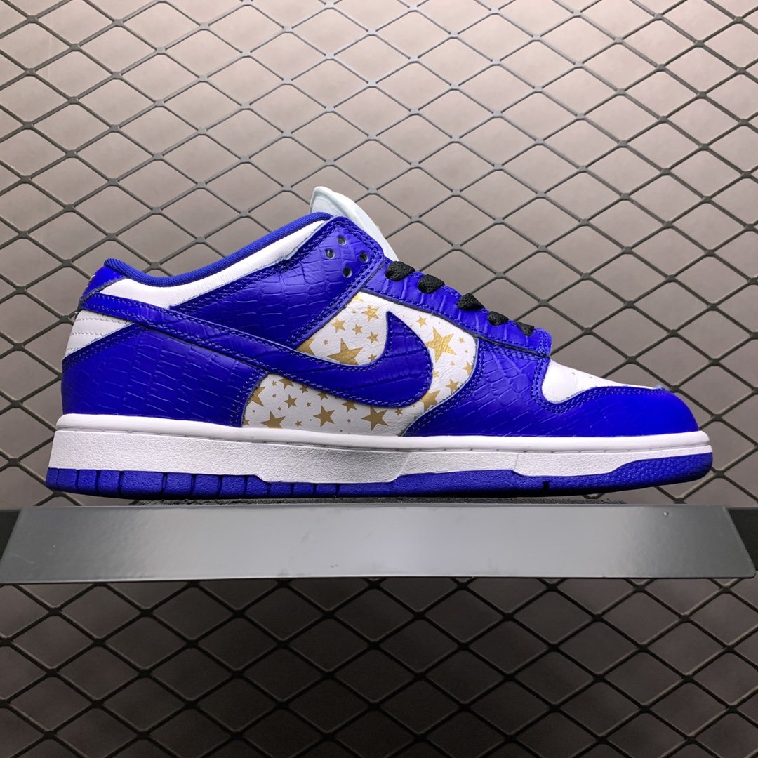 Replica Nike Dunk SB Shoe Supreme x Nike SB Dunk Low SUP DH3228-100 36-47.5