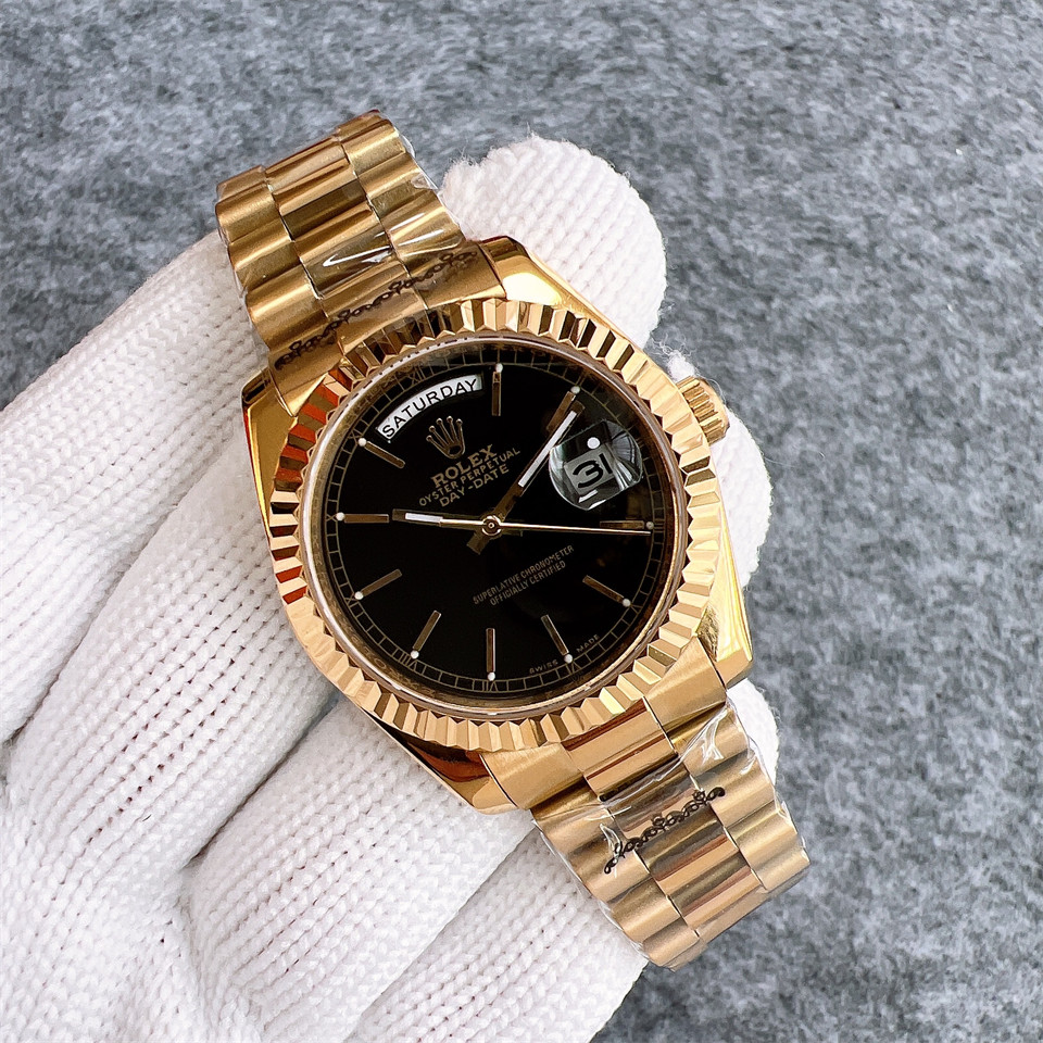 Replica Rolex DayDate 904l Stainless Steel Automatic Mechanical Watch 36mm