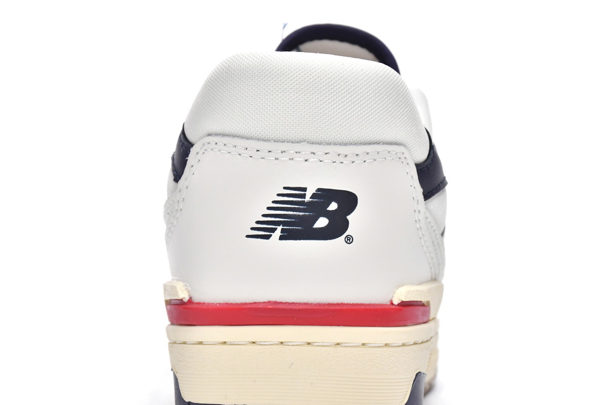 Replica New Balance Shoe BB550A3 Aim Leon Dore x New Balance 550 White Red Navy