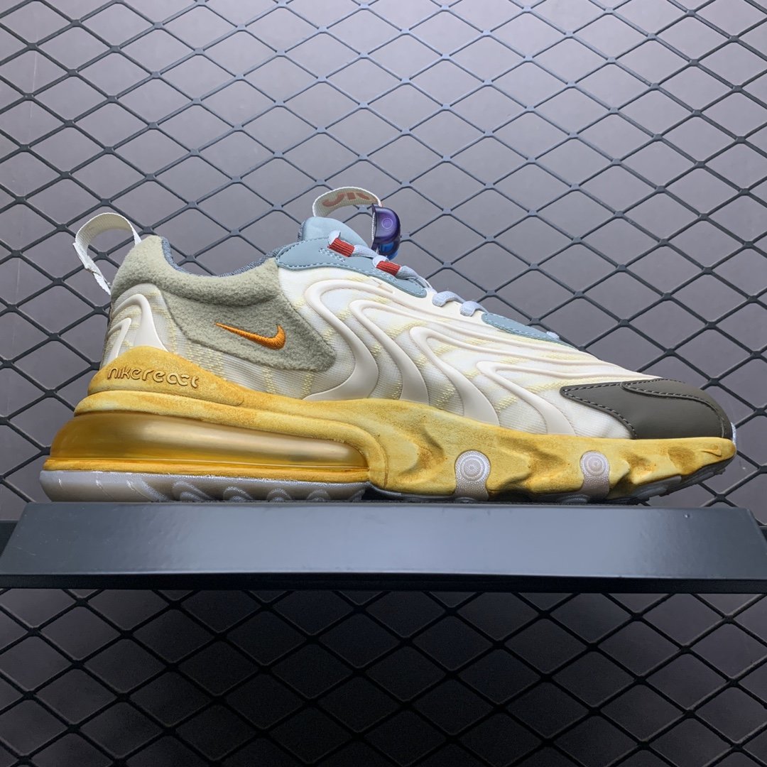 Replica Travis Scott Shoe Travis Scott x Nike Air Max 270 React TS CT2864-200 36-45