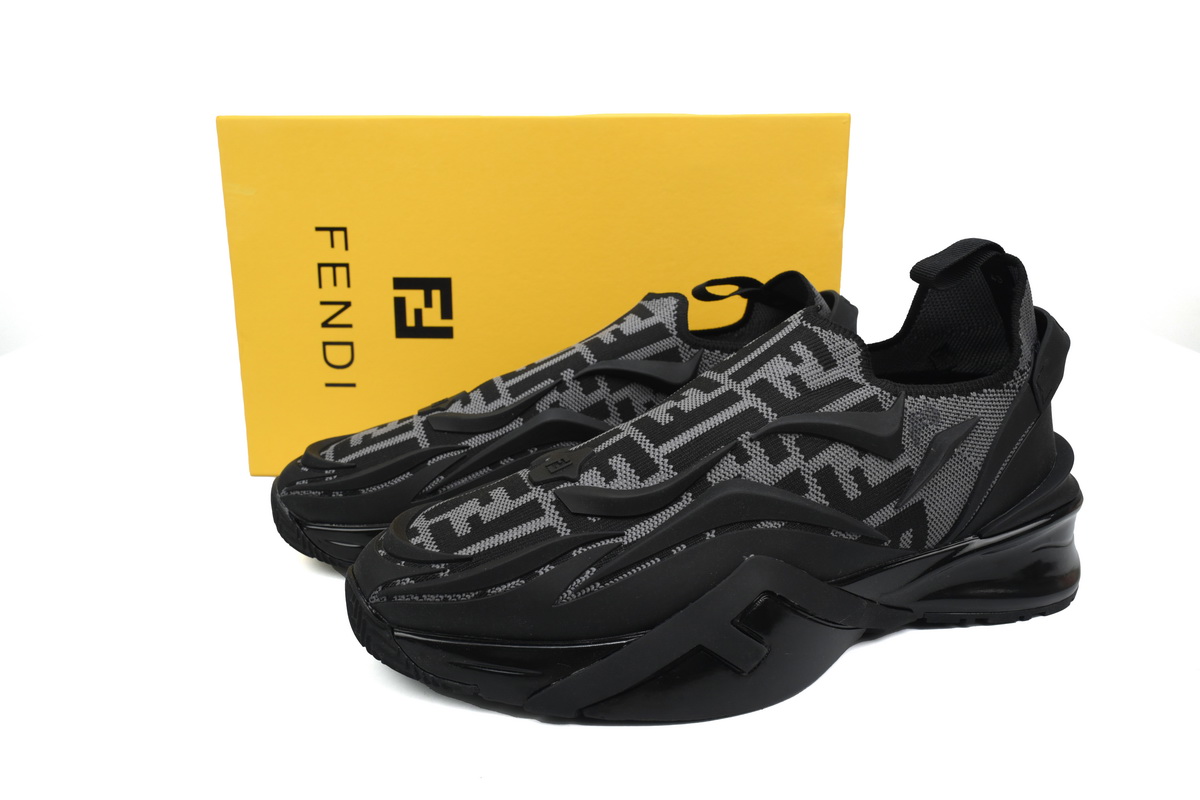 Replica Fendi Shoe Fendi Flow Grey