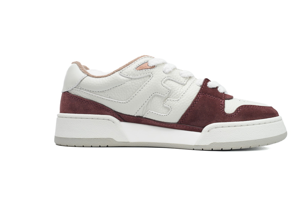 Replica Fendi Shoe Fendi Match White Brown