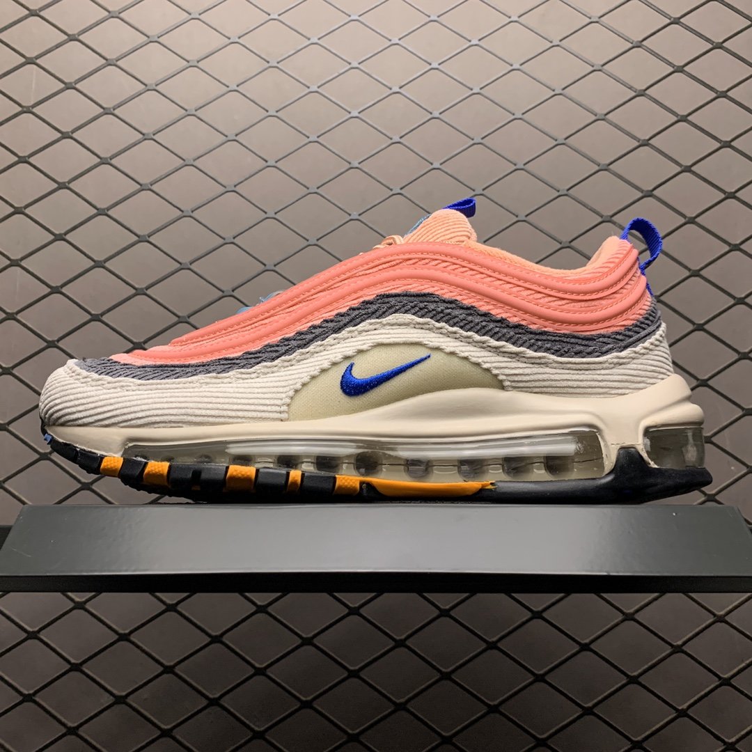 Replica Nike Air Max Shoe Nike Air Max 97 Pink Corduroy 3M CQ7512-046 36-45