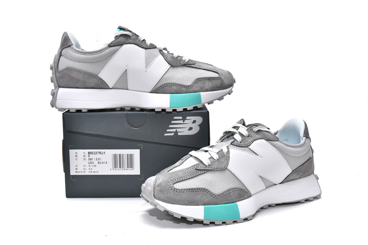 Replica New Balance Shoe MS327RJ1 New Balance Niko x 327 Grey Blue