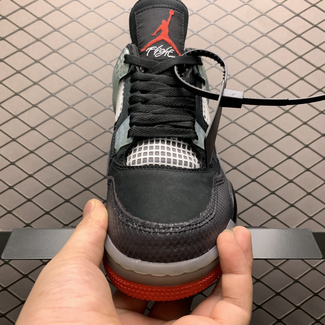 Replica OFF White Shoe Off-White x Air Jordan 4 Retro SP AJ4 CV9388-001 36-47.5