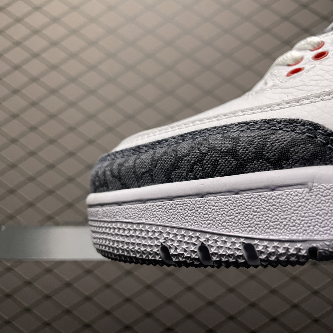 Replica Air Jordan Shoe Air Jordan 3 SE DNM Fire Red CZ6431-100 SIZE 40-46