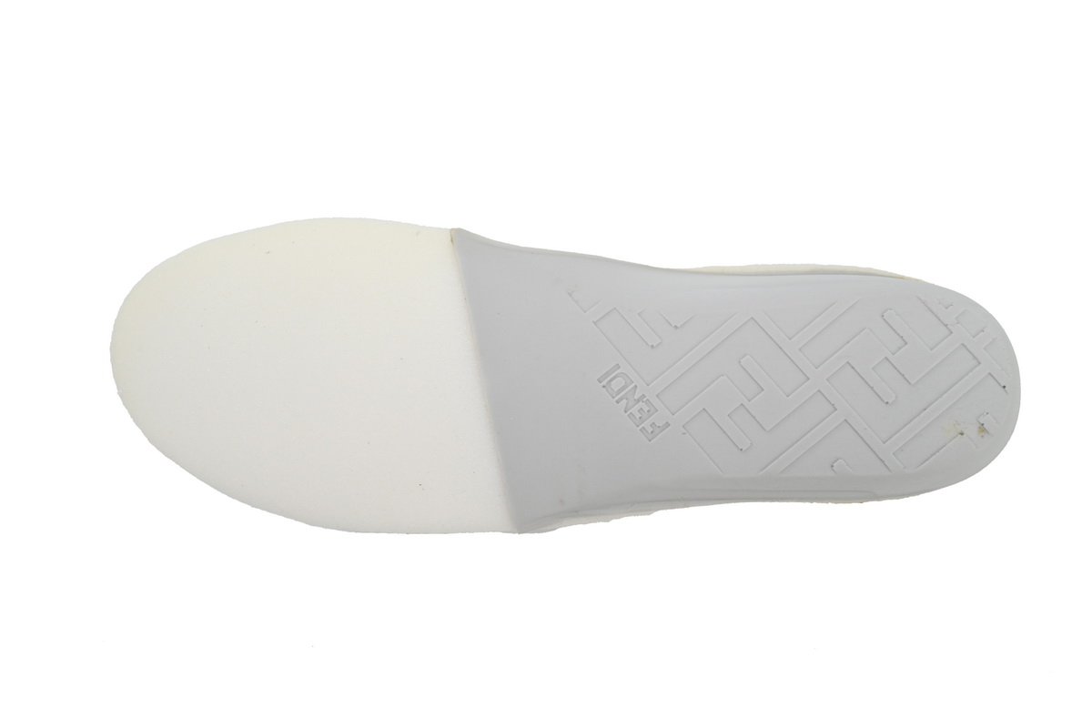 Replica Fendi Shoe  Fendi Match White Brown