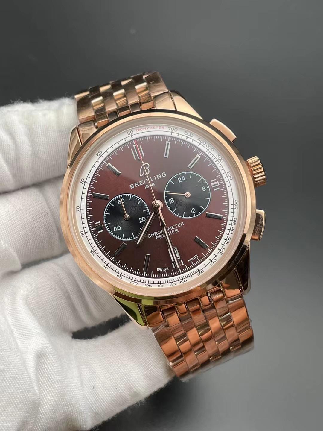 Replica BREITLING 904l Stainless Steel Quartz Watch 46MM