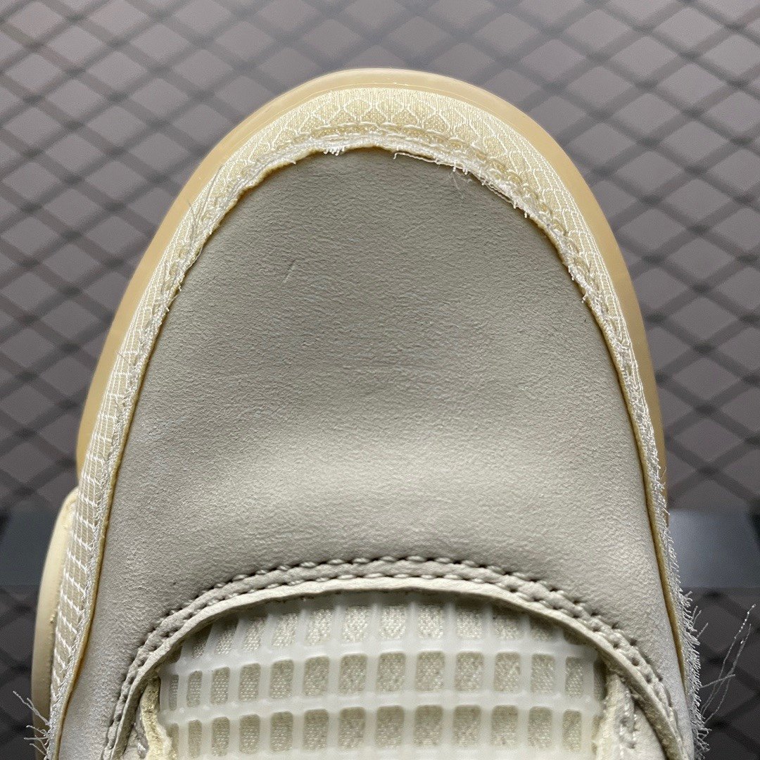 Replica OFF White Shoe Off-White x Air Jordan 4 RetroSailAJ44 OW CV938