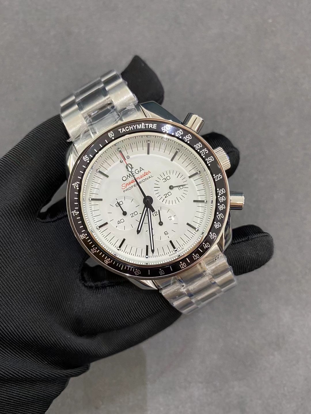 Replica OMEGA Speedmaster 904l Stainless Steel Quartzl Watch 44MM