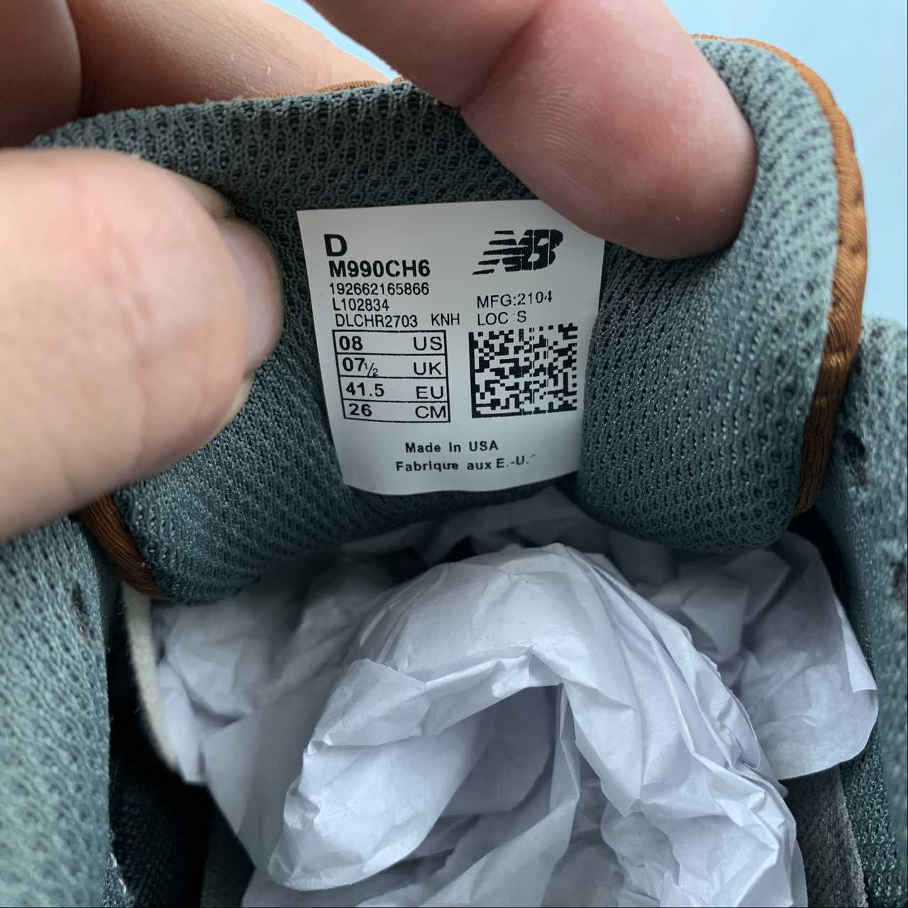 Replica New Balance Shoe New Balance NB990 M990CH6  36-45
