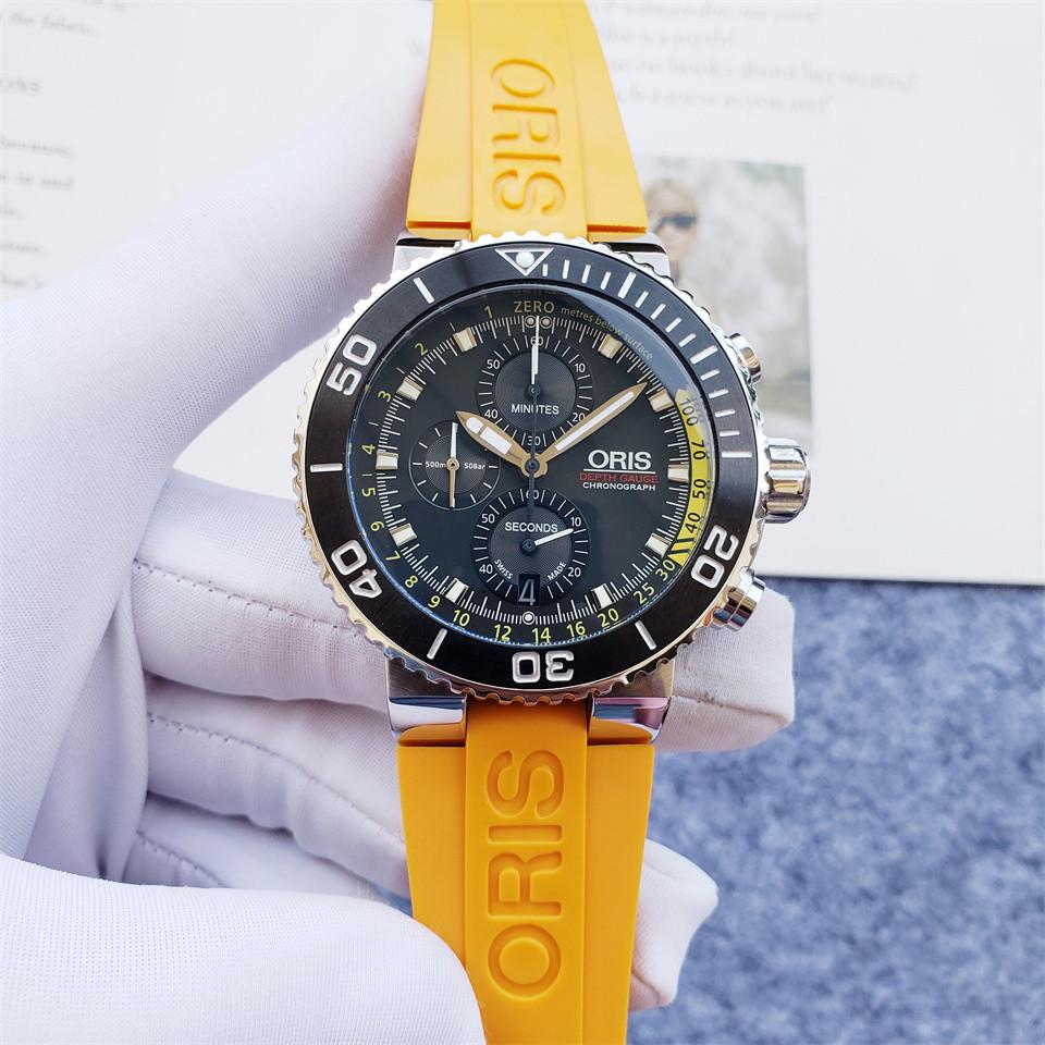 Replica ORIS 904l Stainless Steel Quartz Watch 46MM
