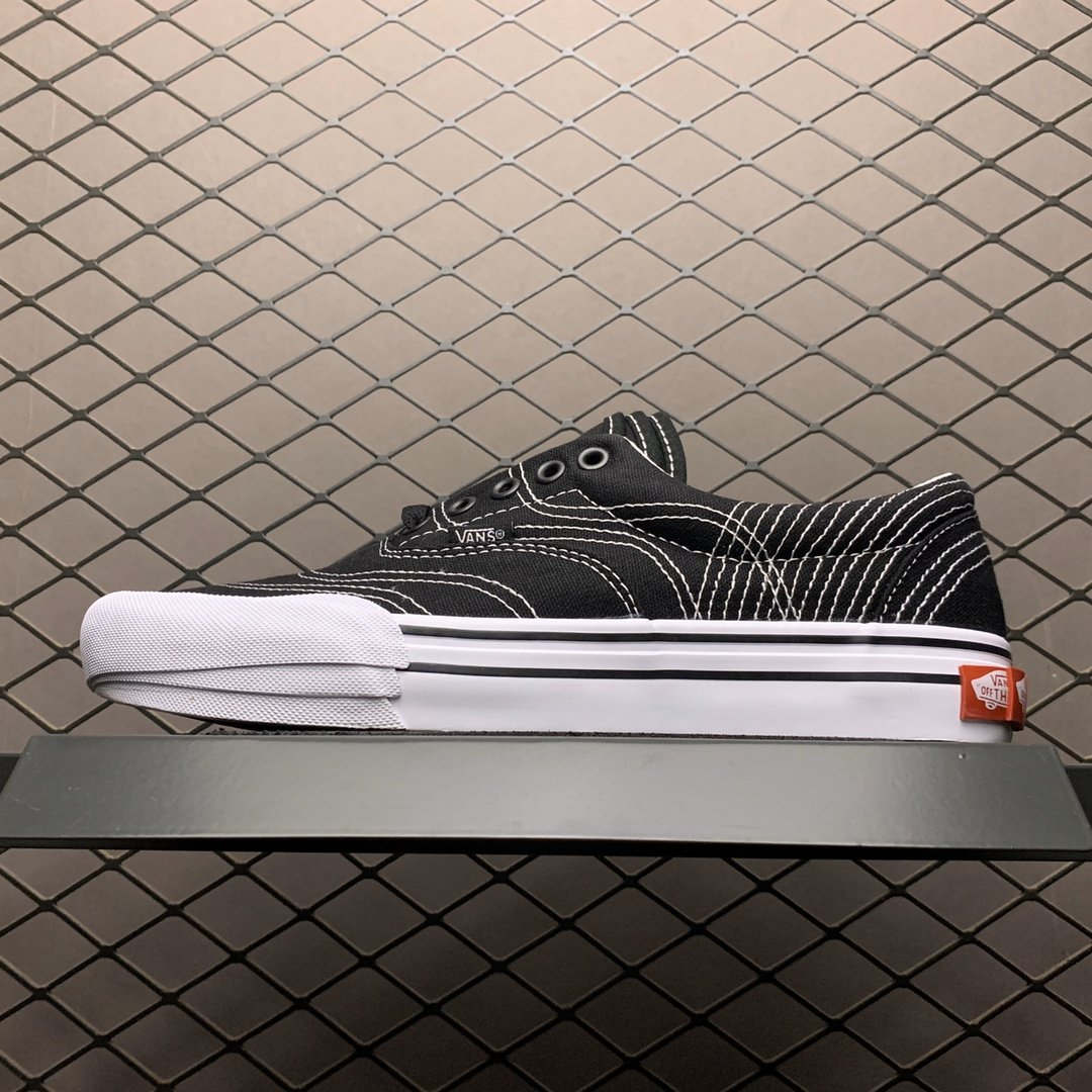 Replica Vans Shoe Vans Era 3ra BLACK WHITE 35-44