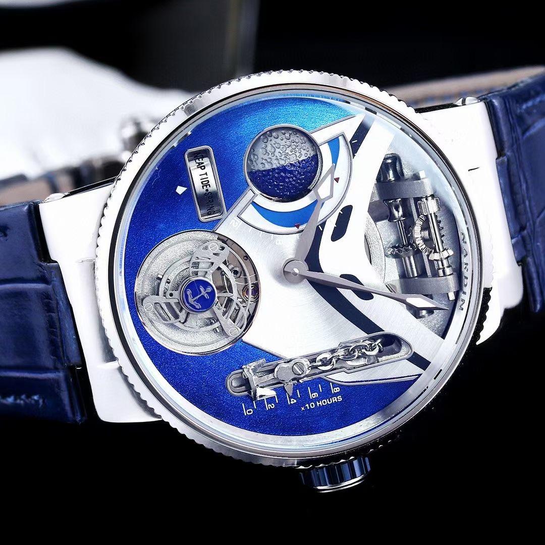 Replica Ulysse Nardin 904l Stainless Steel Automatic Machine Watch 44MM