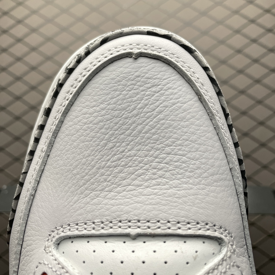 Replica Air Jordan Shoe Air Jordan 3White Cement ReimaginedAJ3 DN3707-100 size 40-47.5