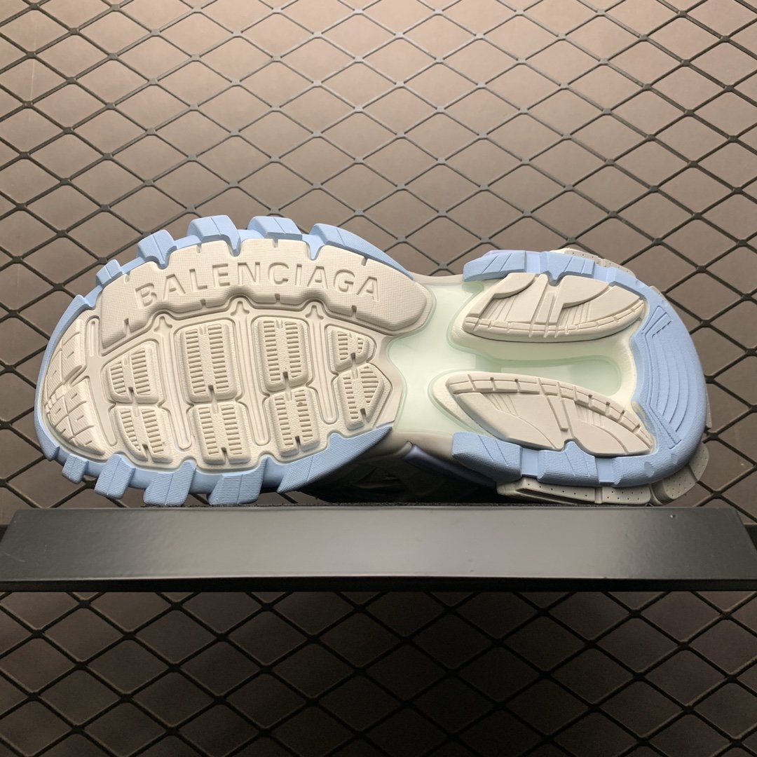 Replica Balenciaga Shoe Balenciaga Track 2 White Blue Size 35-45