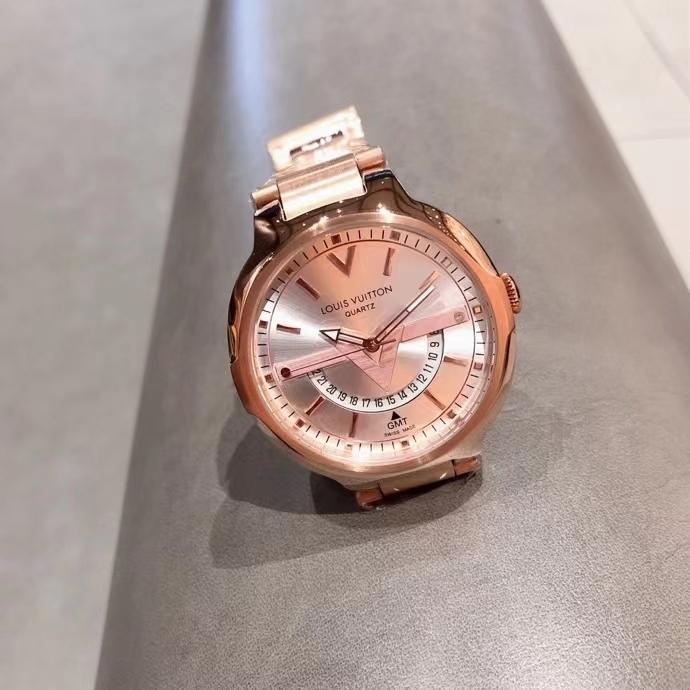 Replica LOUIS VUITTON LV 904l Stainless Steel Quartz Watch 41MM