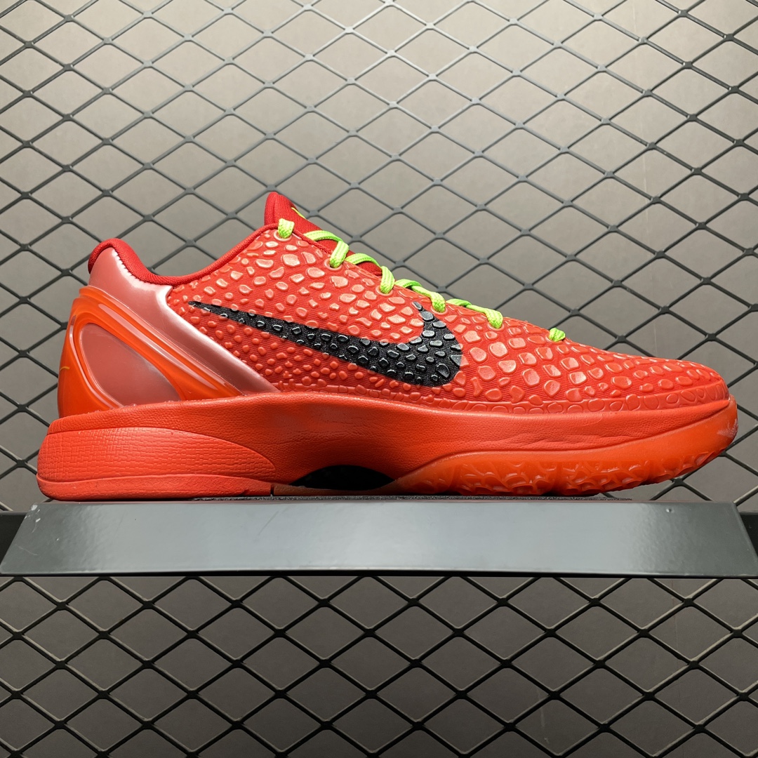 Replica Nike Shoe Nike KOBE 6 VI Reverse Grinch FV4921-600 Size 40-48.5