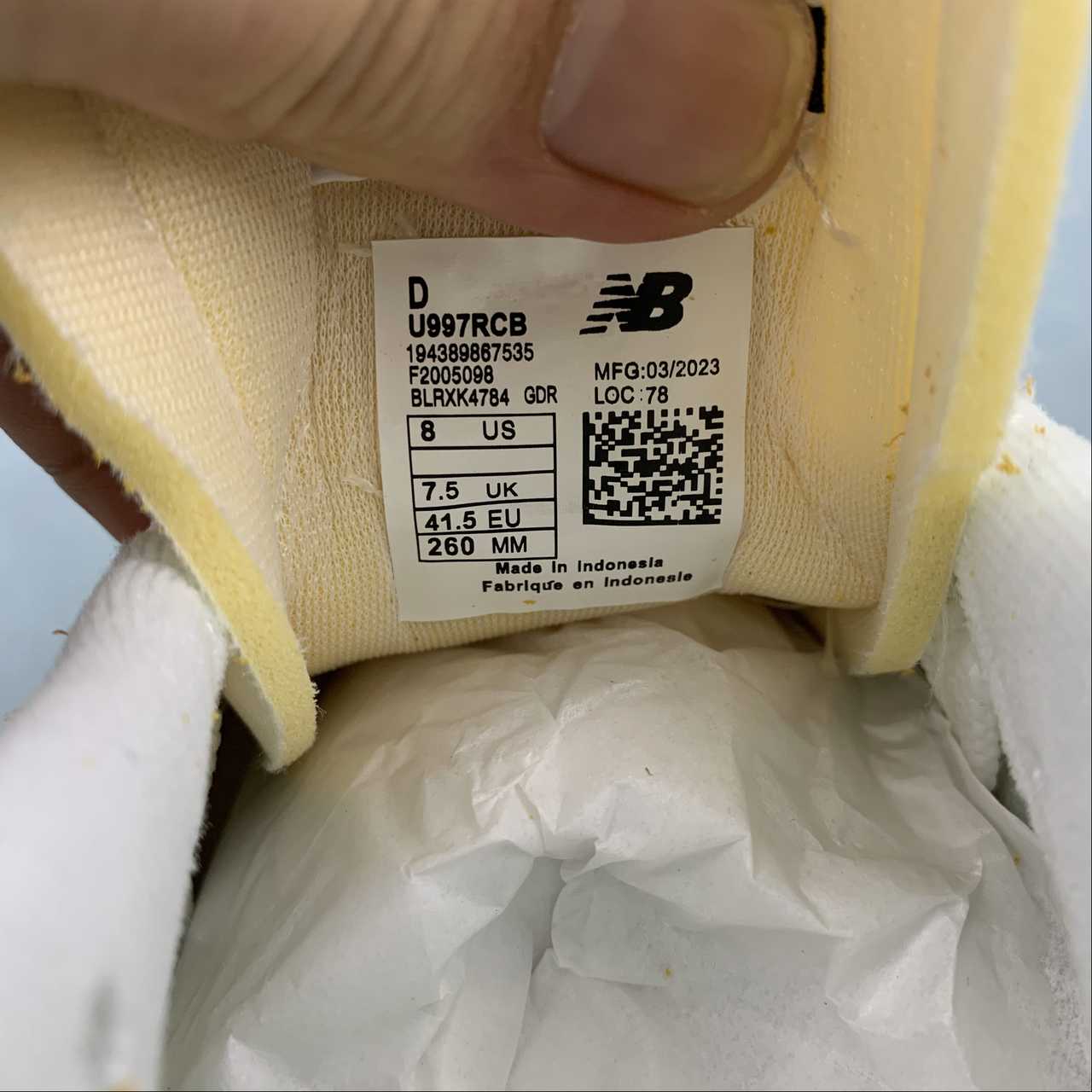 Replica New Balance Shoe New Balance NB997 U997RCB  36-45