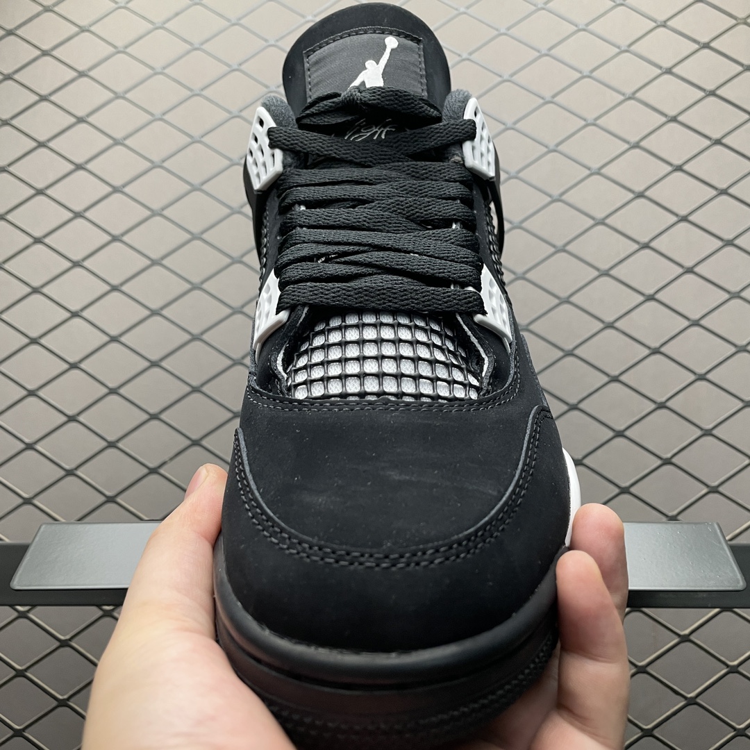 Replica Air Jordan Shoe  Air Jordan 4 Retro White Thunder AJ4 FQ8138-001