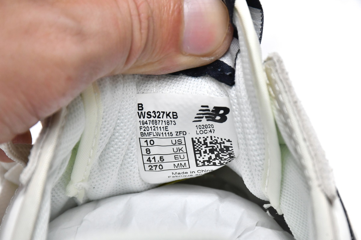Replica New Balance Shoe WS327KB New Balance 327 Grey Navy