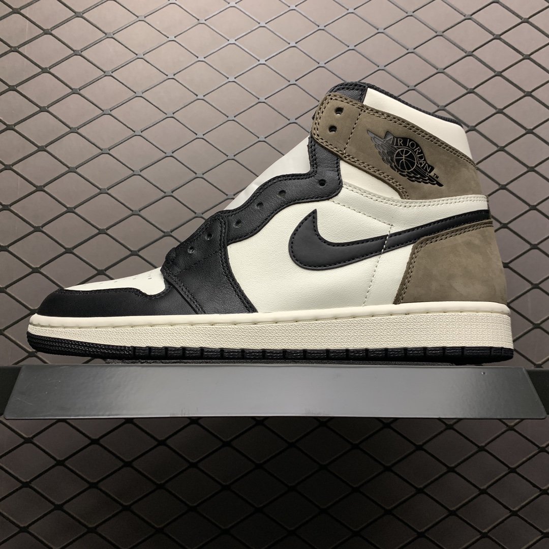 Replica Air Jordan Shoe Air Jordan 1Dark MochaAJ11 555088-105 40-47 Size M7-M13.5
