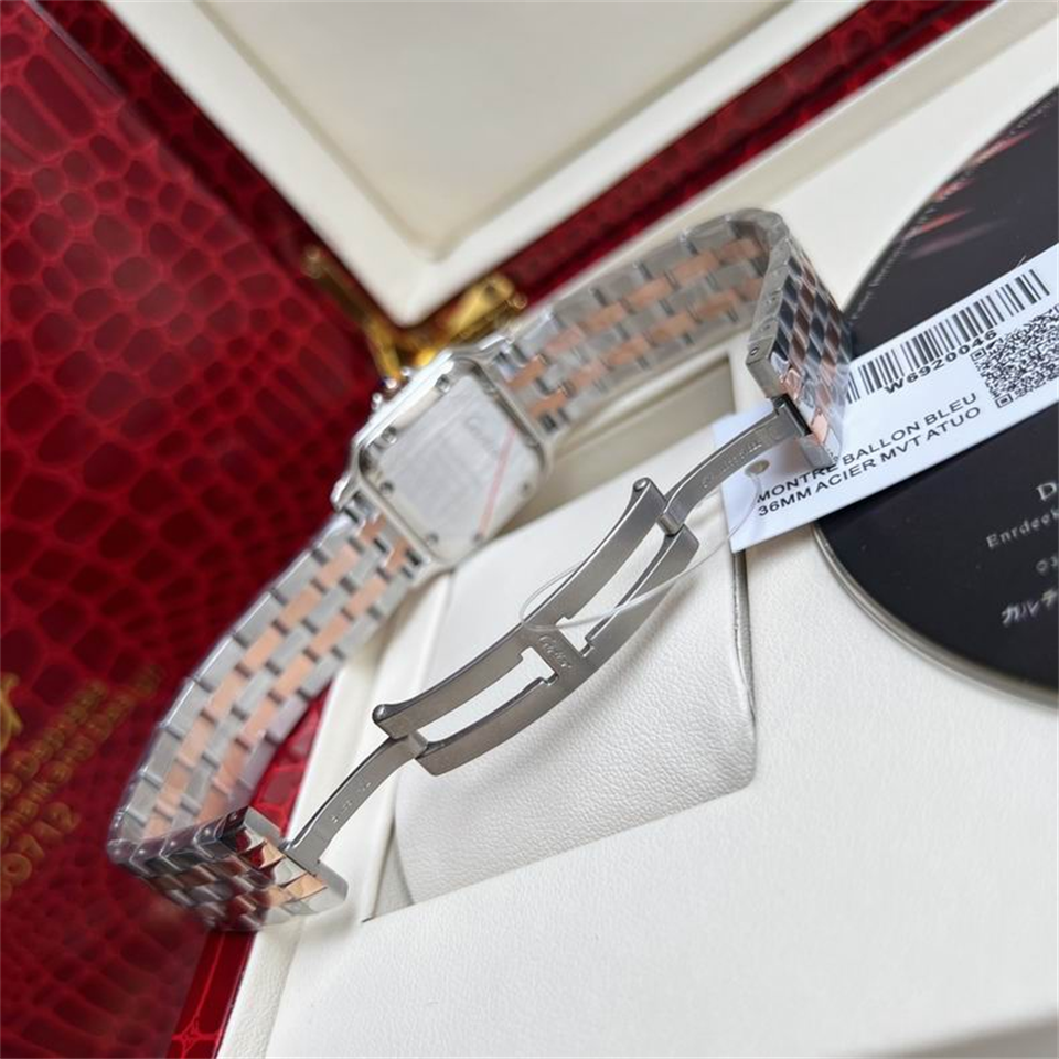 Replica Cartier Panthere 904l Stainless Steel Quartz Watch 22mm 27mm