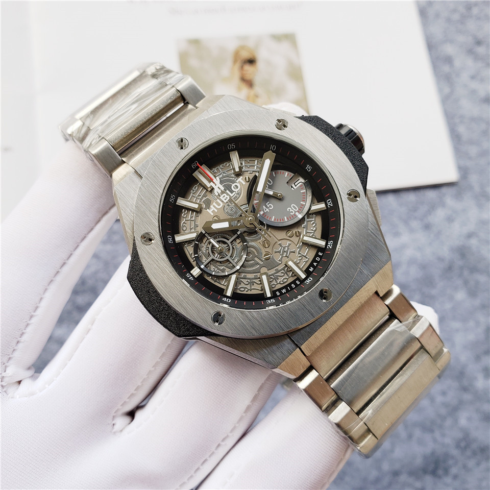 Replica Hublot 904l Stainless Steel Quartzl Watch 42MM