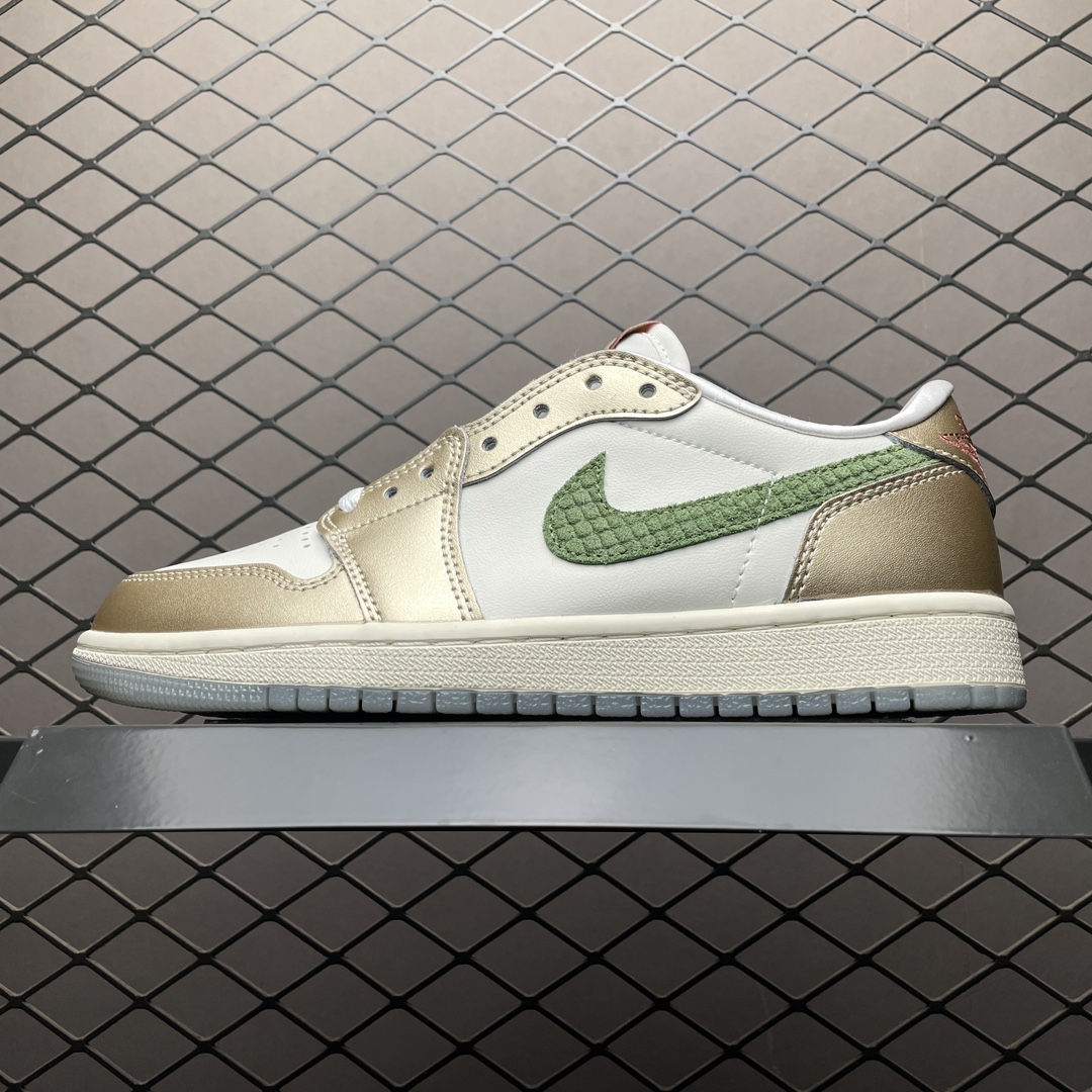 Replica Air Jordan Shoe Air Jordan 1 Low OG SP CNY AJ1 FQ6593-100 Size 36-47.5