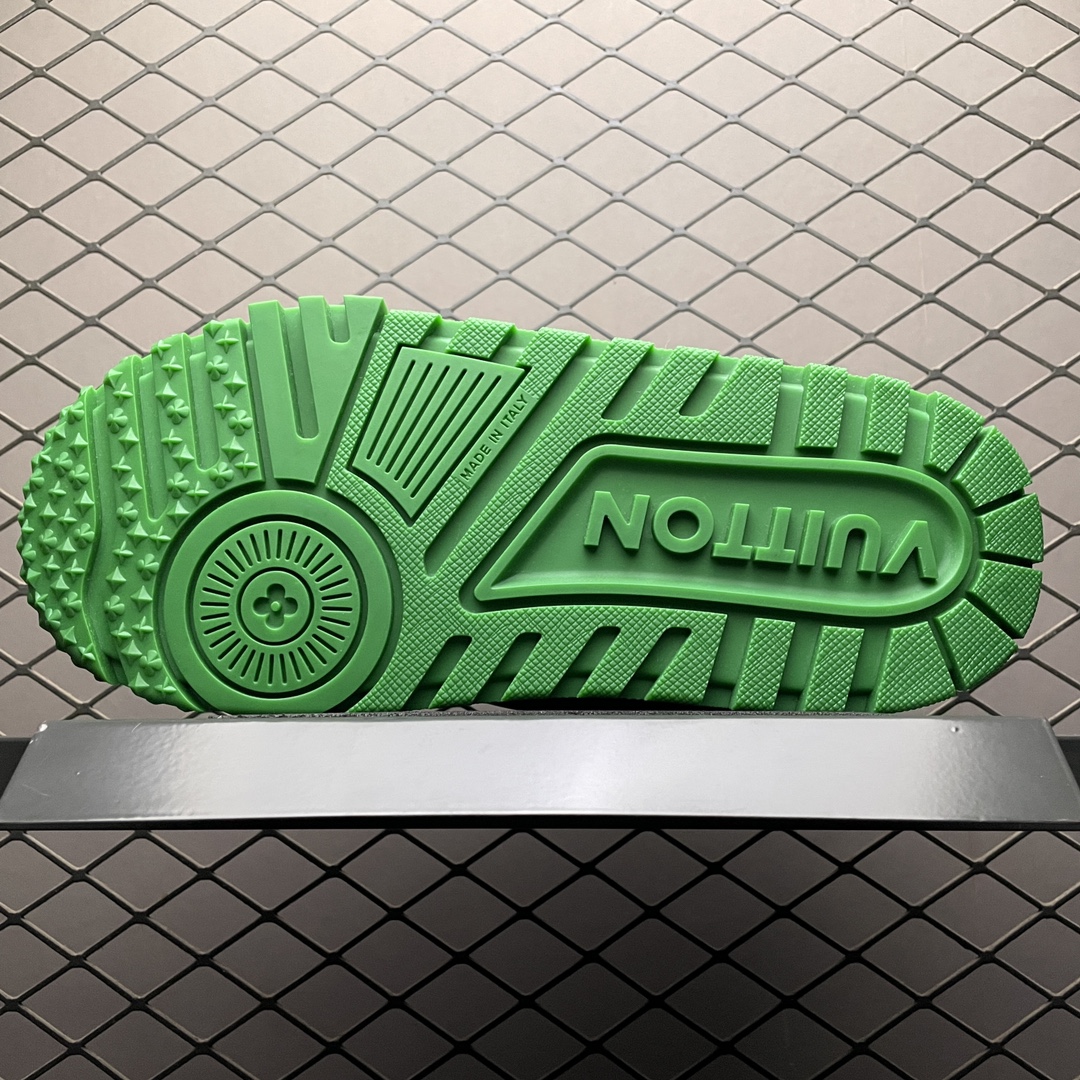Replica Louis Vuitton Shoe Louis Vuitton LV Trainer Maxi 4-5cm SIZE 35-45 Green
