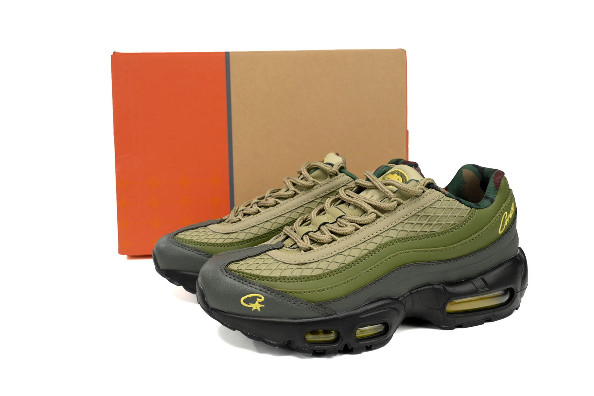 Replica Nike Air Max Shoe Corteiz Corteiz x Nike Air Max 95 FB2709-300 Gutta Green