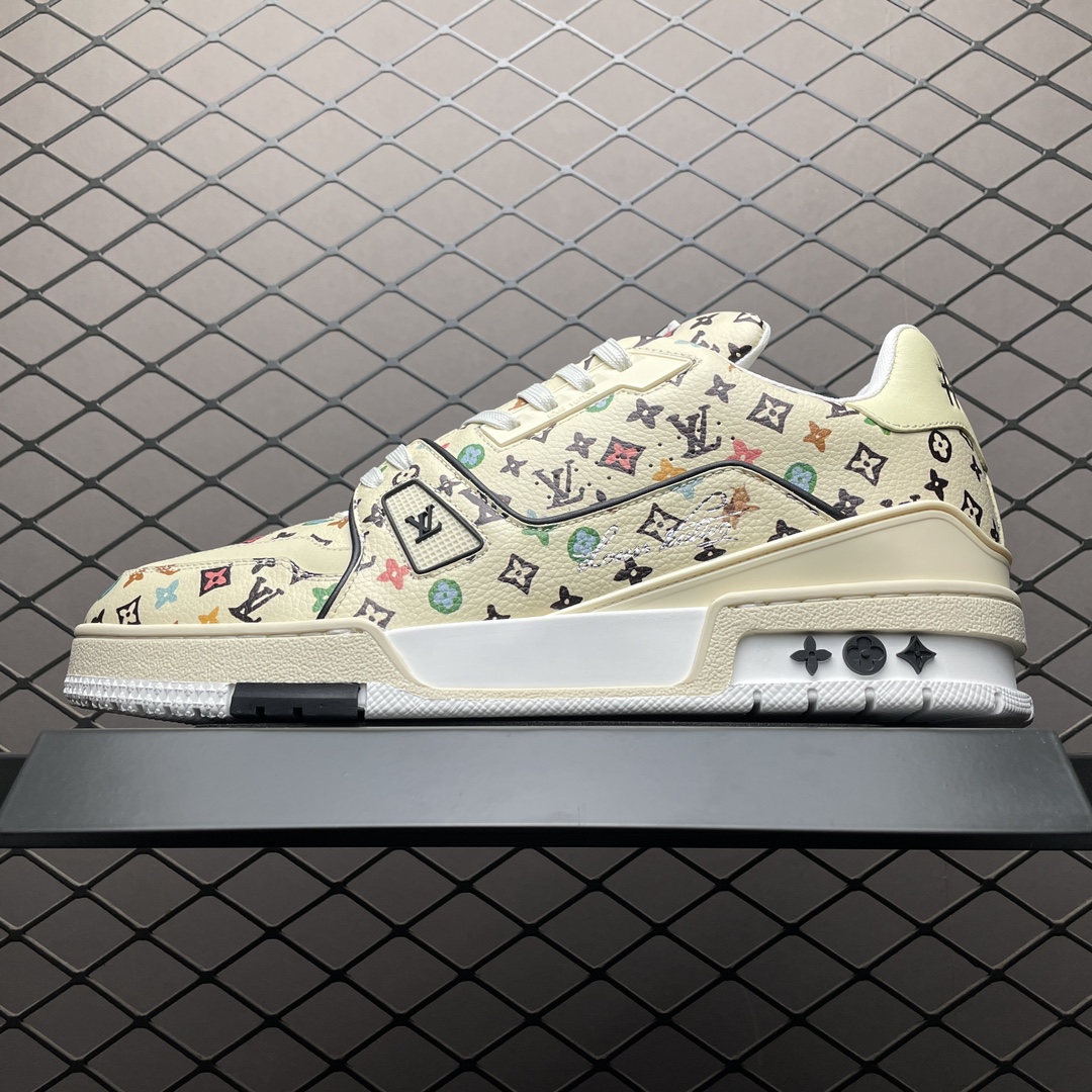 Replica Louis Vuitton Shoe Tyler x Louis Vuitton LV Trainer Size 35-46vbg