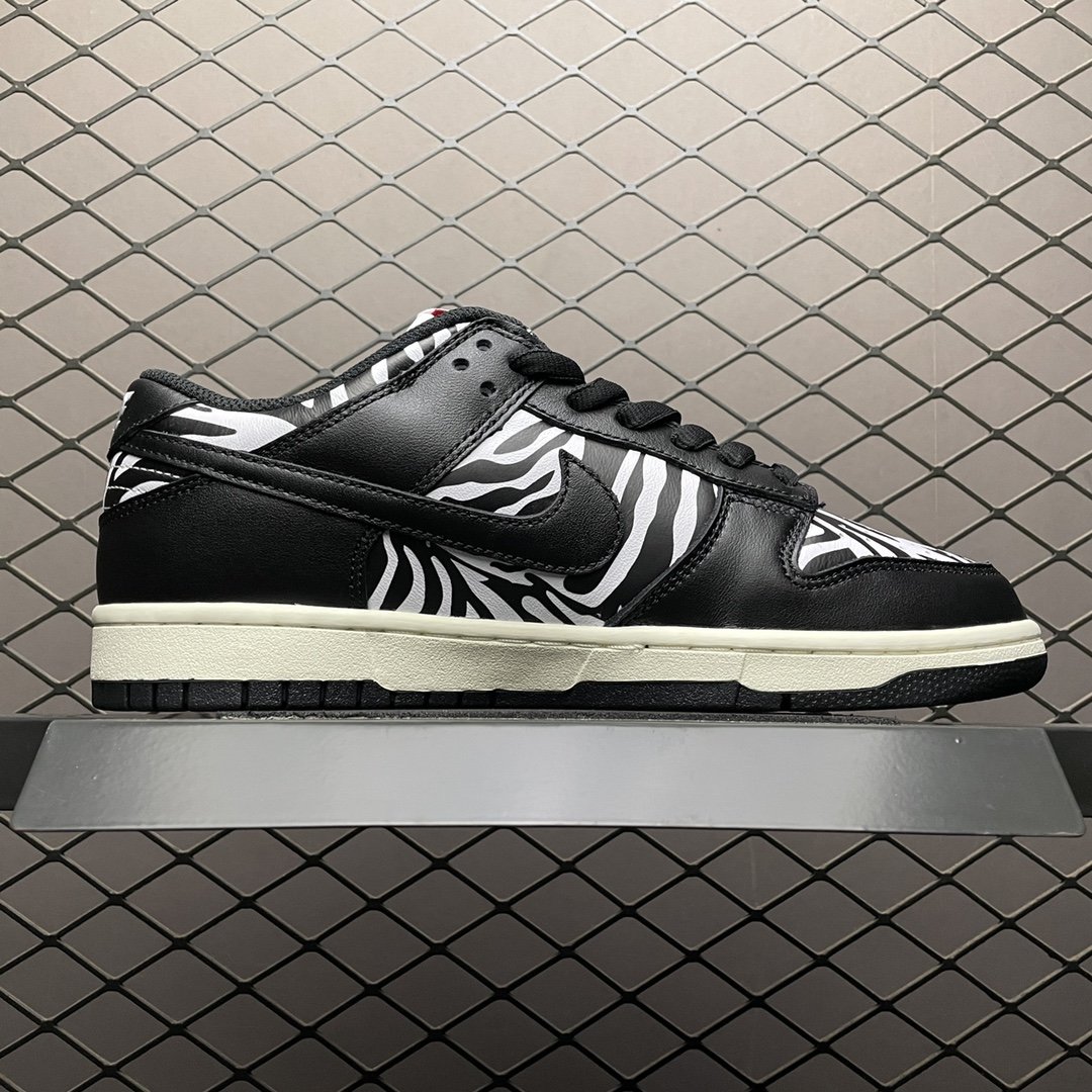 Replica Nike Dunk SB Shoe Quartersnacks x Nike Dunk Low ZeberDM3510-001 Size 36-46