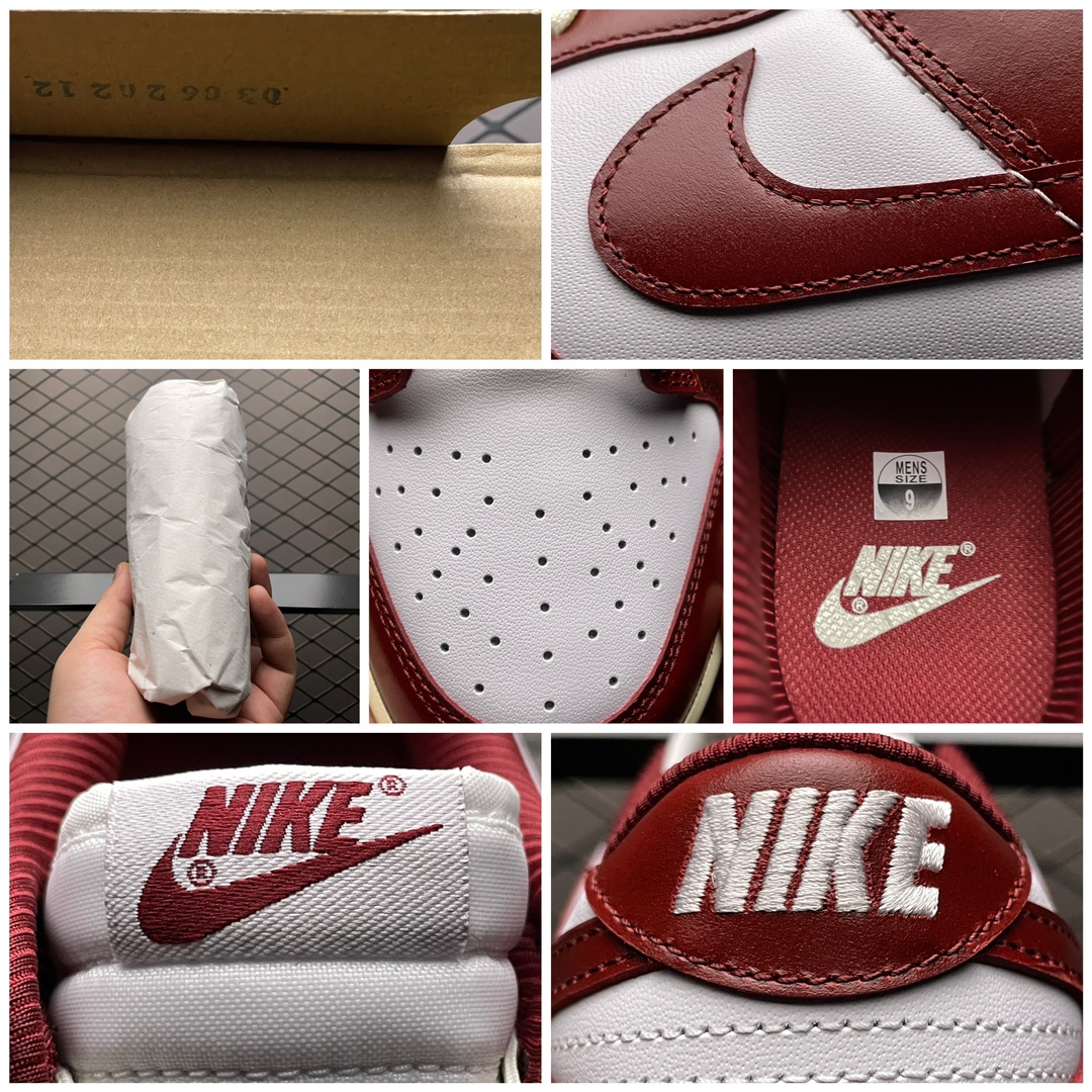Replica Nike Dunk SB Shoe NK Dunk Low Team Red FJ4555-100 Size 35.5-47.5