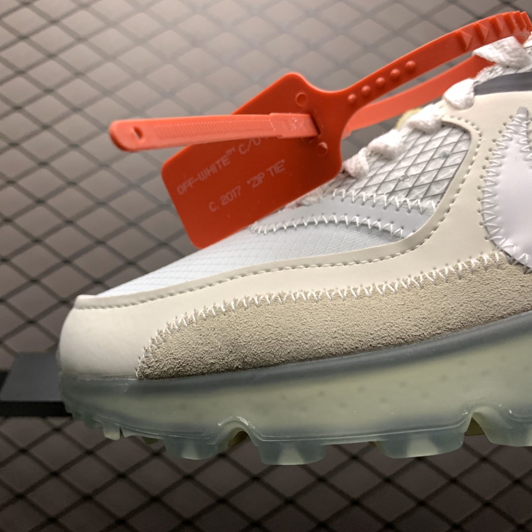 Replica OFF White Shoe OFF-White x Nike Air Max 90 OW AA7293-100 Size 36-46