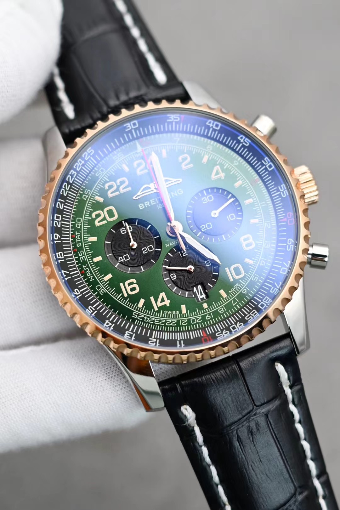 Replica BREITLING 904l Stainless Steel Quartz Watch 46MM
