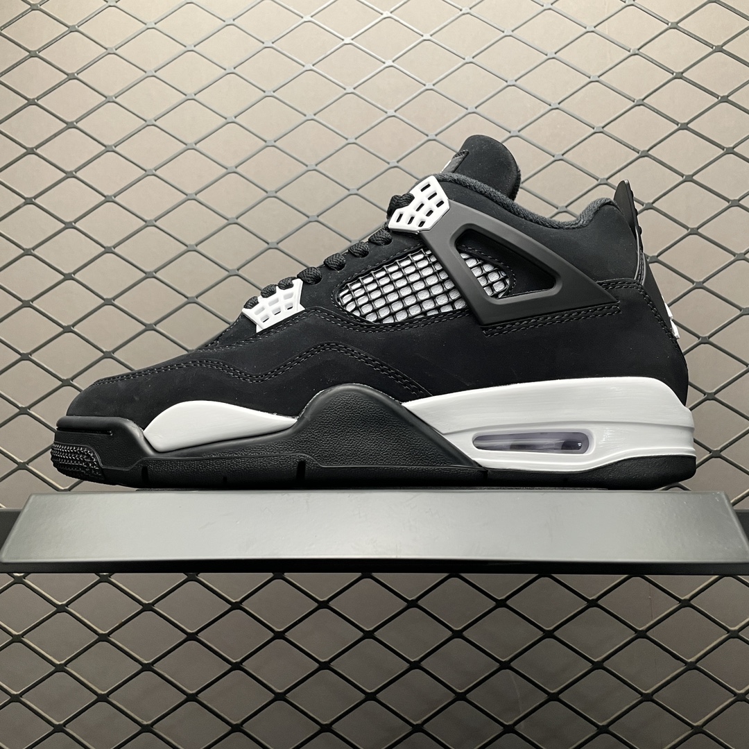 Replica Air Jordan Shoe  Air Jordan 4 Retro White Thunder AJ4 FQ8138-001