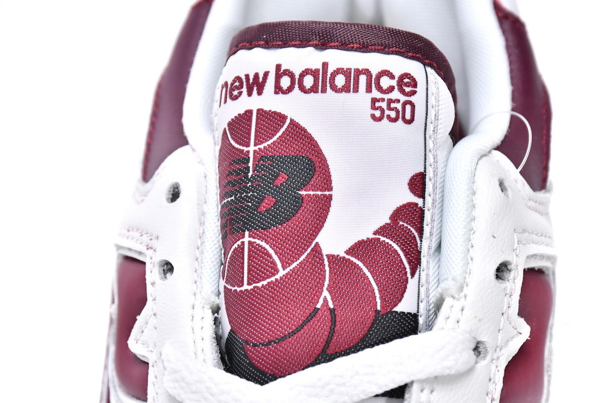 Replica New Balance Shoe BB550LI1 New Balance 550 Burgundy